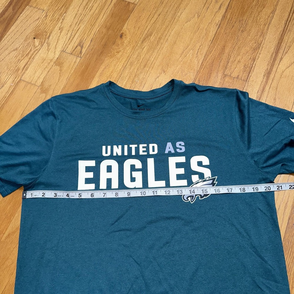 Philadelphia Eagles Shirt Mens Large NFL Football Dri Fit United as Eagles Nike - Picture 6 of 9